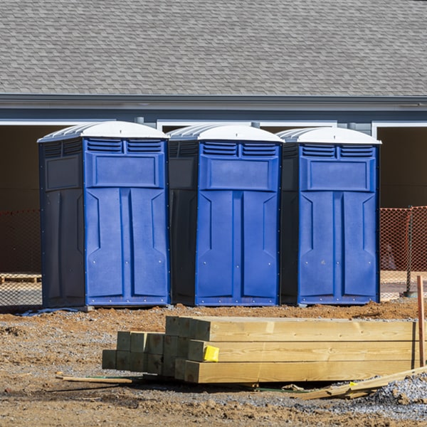 how do you dispose of waste after the portable toilets have been emptied in Highlands Ranch